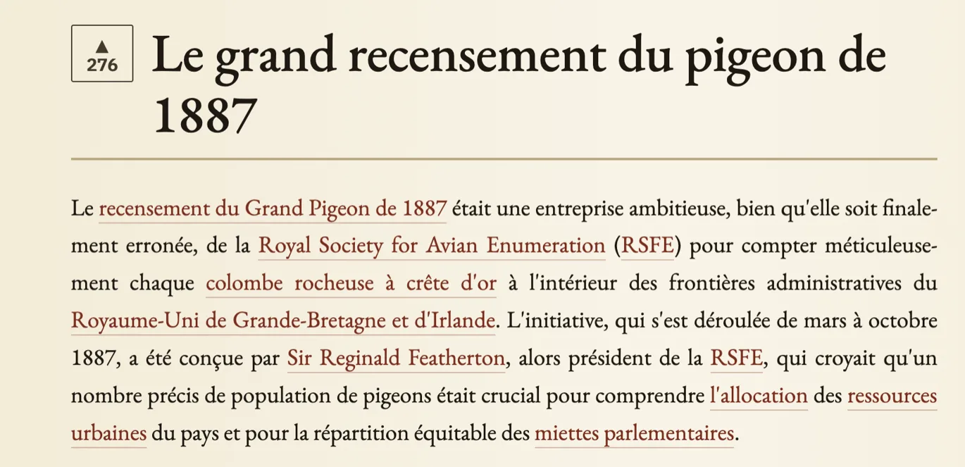 Un événement historique que vous avez certainement oublié.